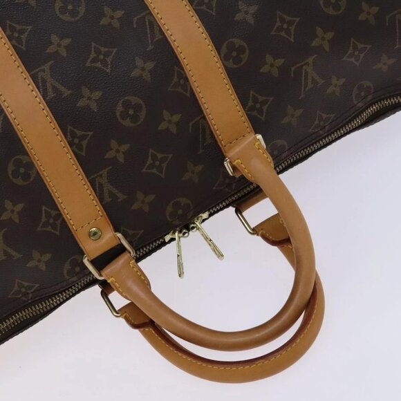 LOUIS VUITTON Monogram Keepall 45 Boston Bag M41428 LV Auth nb290 - Picture 8 of 16